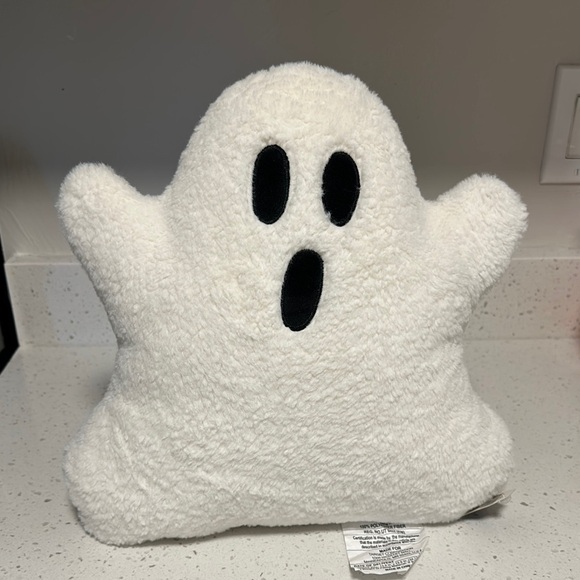 White Ghost Plush Pillow NWT - Picture 1 of 4